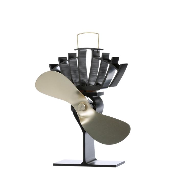 も*く様 Caframo Ecofan ULTRAIR カフラモ　エコファン　ウ Ecofan UltrAir Wood Stove Fan with Gold Blade - Caframo